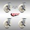 Service Caster 8 Inch Stainless Steel Nylon Caster Set with Roll Bearings 4 Brake 2 Swivel Lock SCC-SS30S820-NYR-TLB-BSL-2-TLB-2 - alternate 2